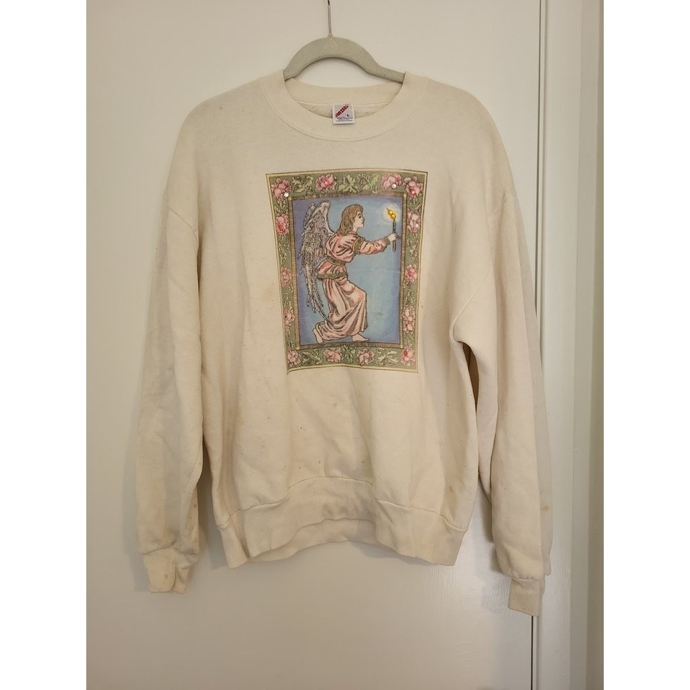 Vintage Jerzees Angel‎ Graphic Sweatshirt